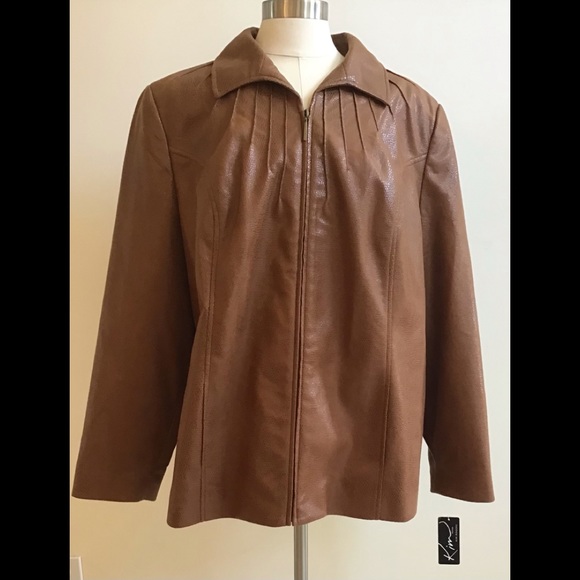 Kim Rogers Jackets & Blazers - Kim Rogers Faux Leather Jacket